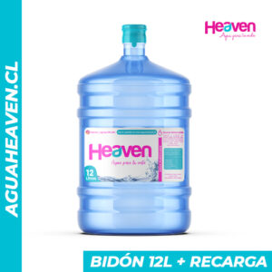 BOTELLÓN 12 LTS INCLUYE AGUA