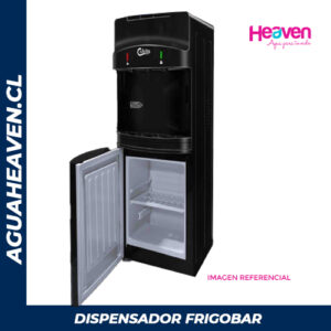 Dispensador pedestal con frigobar