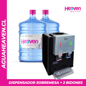Dispensador Sobremesa + 2 botellones 20 lts