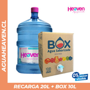 PROMO - 1 Recarga 20 lts + 1 BOX Saborizada 10 lts