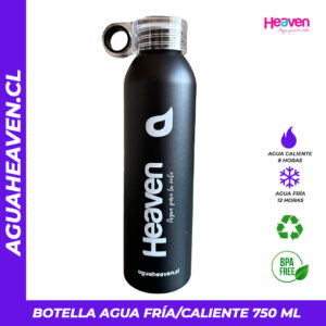 Botella Negra Aluminio 660 ml - BPA Free