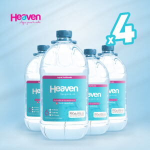 Pack 4 desechables 10 lts sin gas