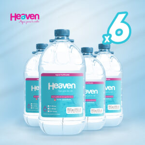 Pack 6 desechables 10 lts sin gas