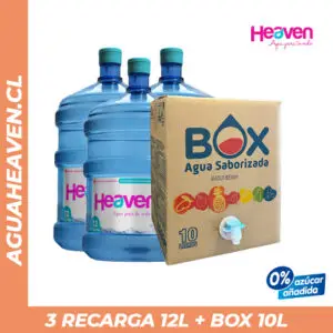 PROMO - 3 Recargas 12 lts + 1 BOX Saborizada 10 lts