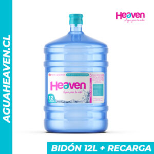 BOTELLÓN 12 LTS INCLUYE AGUA