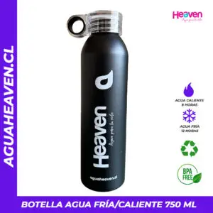 Botella Negra Aluminio 660 ml - BPA Free