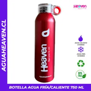 Botella Roja Aluminio 660 ml - BPA Free