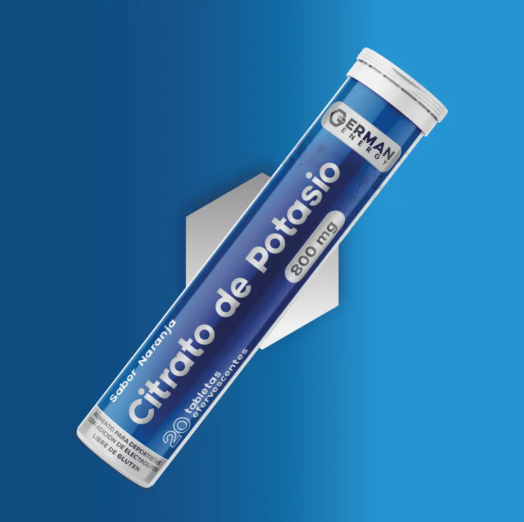 Citrato de potasio 800 mg German Energy