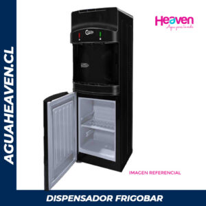 Dispensador pedestal con frigobar
