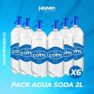 6x Agua Soda 2 LTS - Cotti