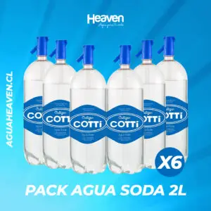6x Agua Soda 2 LTS - Cotti