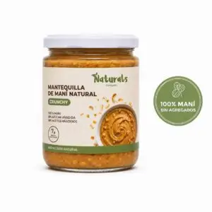 Mantequilla de Maní - 100% Natural Crunchy 460 ml